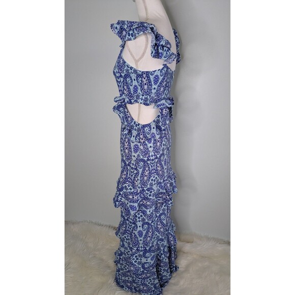 Simply Southern Paisley Maxi Dress Small | Beachy Summer Sleeveless - Picture 4 of 12